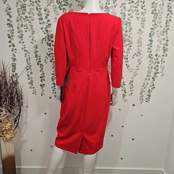 Maggy London SCOOP NECK SHEATH DRESS Sz 10 - Picture 5 of 11